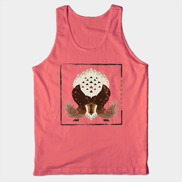 Monster Hunter World - Banabaro Tank Top by Fadelias